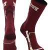 Ncaa Socks * | New Tck Texas State Bobcats Socks Texas State University Bobcats Champion Crew Socks Maroon/Black