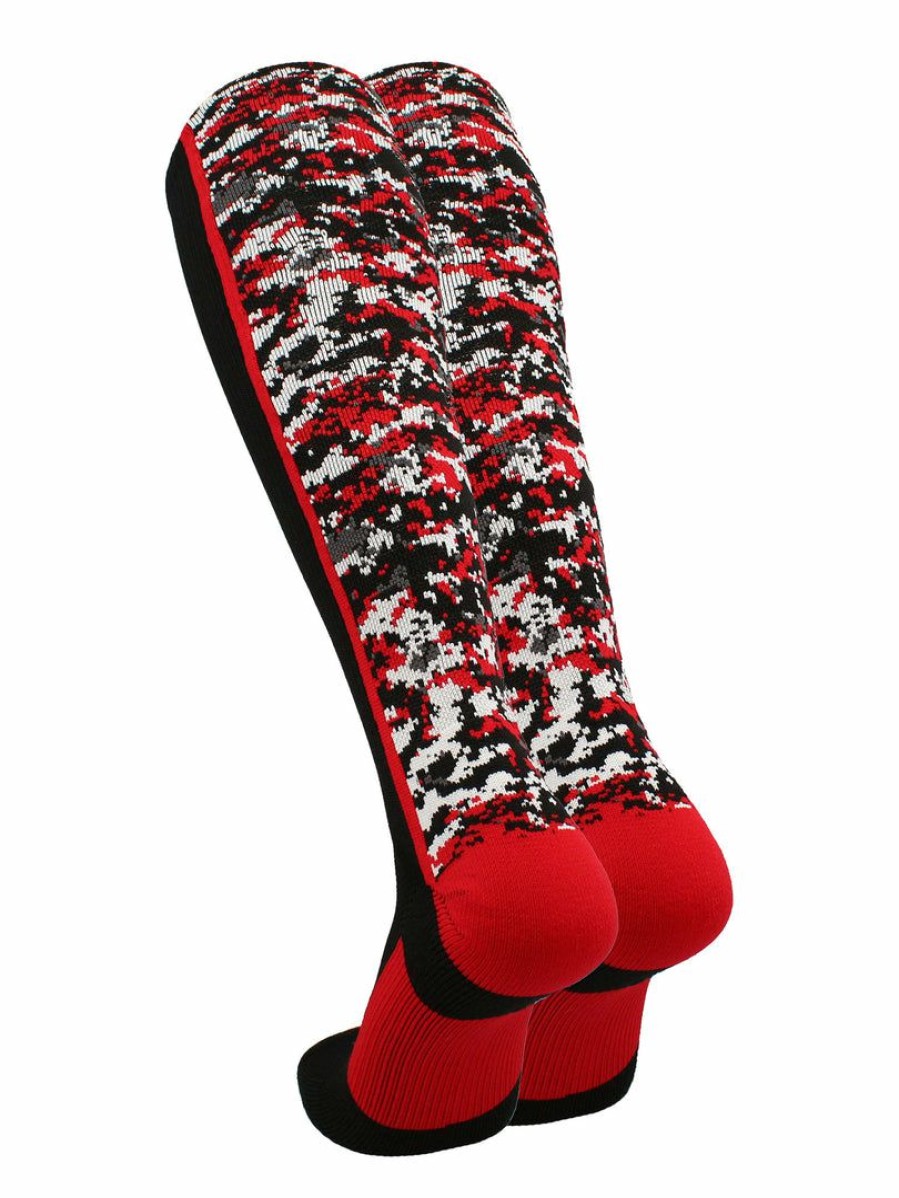 Ncaa Socks * | Best Pirce Tck Digital Camo Socks Over The Calf Baseball Baseball Socks