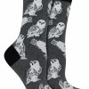 Ncaa Socks * | Top 10 Whd Owl Socks For Women Gift For Bird Lovers Crazy Socks Crew