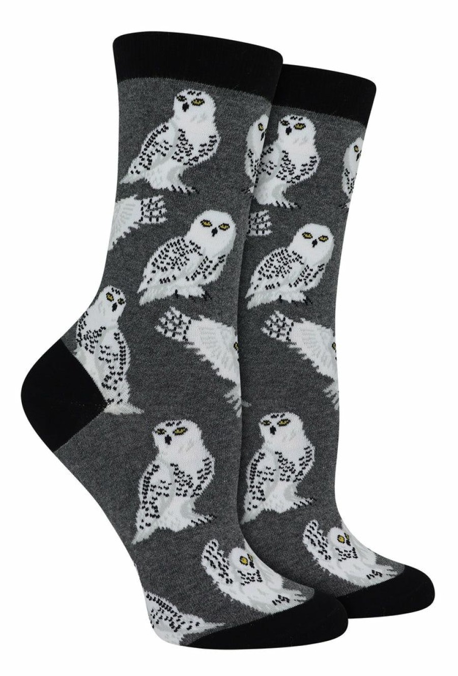 Ncaa Socks * | Top 10 Whd Owl Socks For Women Gift For Bird Lovers Crazy Socks Crew