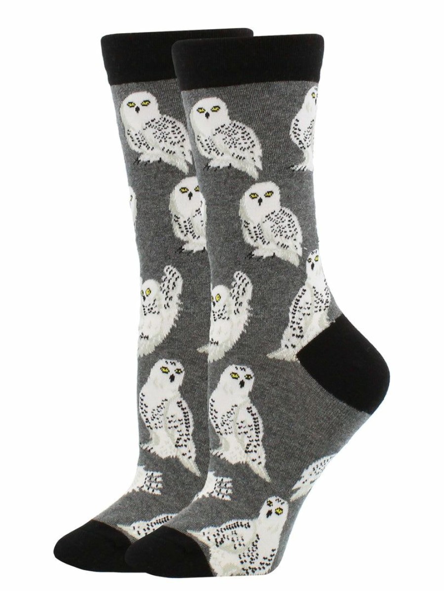 Ncaa Socks * | Top 10 Whd Owl Socks For Women Gift For Bird Lovers Crazy Socks Crew