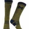 Ncaa Socks * | Buy Tck Michigan Wolverines Socks Victory Parade Crew Length Blue/Maize