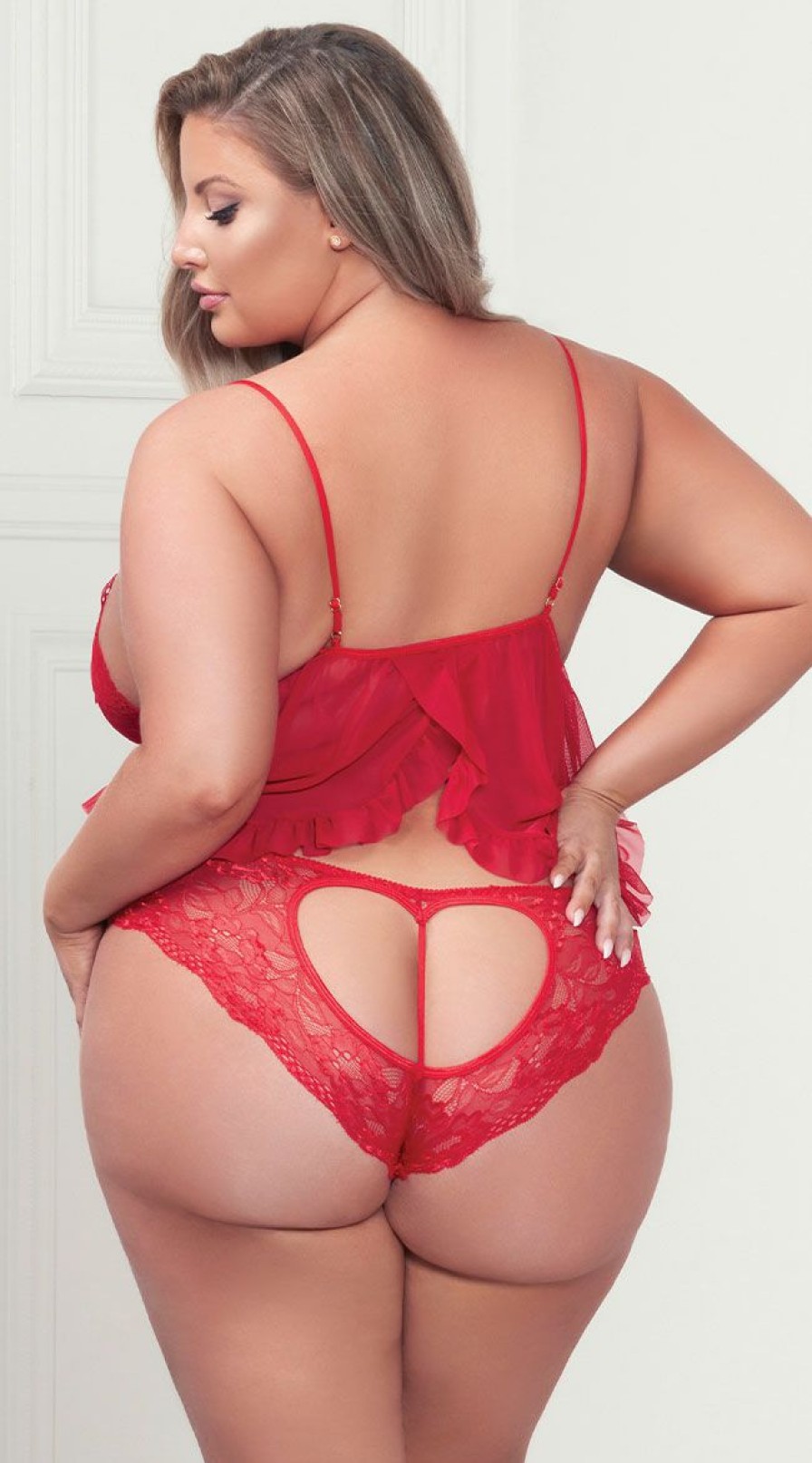 Lingerie * | Seven 'Til Midnight Plus Size Wild Hearts Camidoll Set