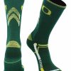 Ncaa Socks * | Hot Sale Tck All Schools Oregon Ducks Socks University Of Oregon Ducks Champion Crew Socks Green/Gold