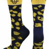 Ncaa Socks * | Budget Tck All Schools Uc Irvine Anteaters Socks Womens Savage Crew Socks Blue/Gold