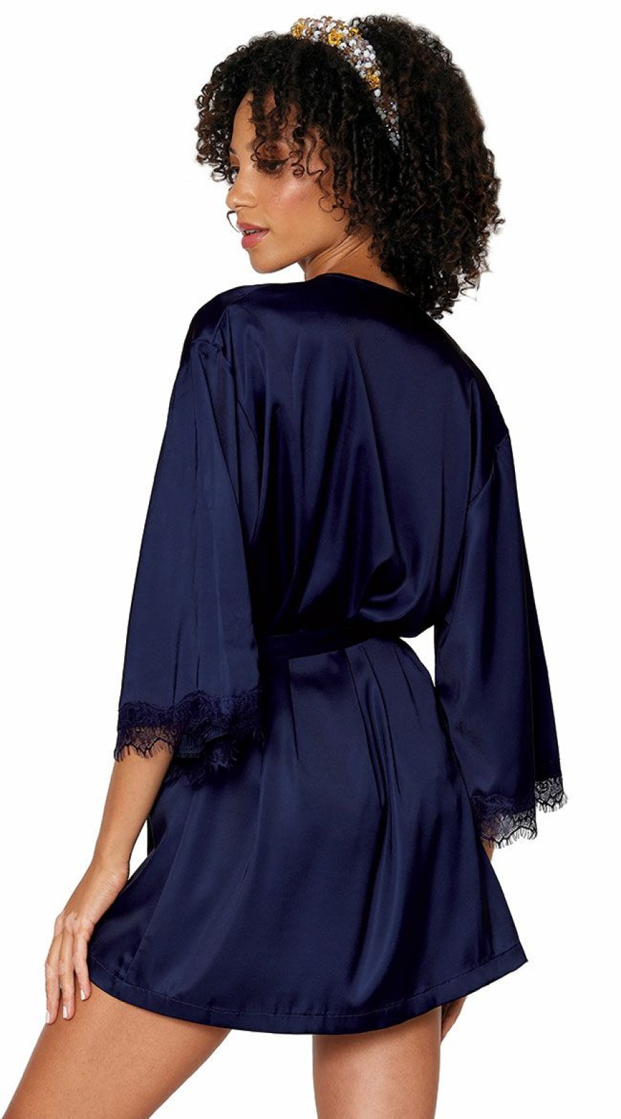 Lingerie * | Dreamgirl Luxurious Slumber Pajama And Robe Set