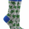 Ncaa Socks * | Hot Sale Whd Sea Turtle Socks For Women Gift For Sea Turtle Lovers Crazy Socks Crew Gray