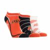 Ncaa Socks * | Deals Tck Oklahoma State Cowboys No Show Socks Full Field 3 Pack All Schools Orange/Black/White