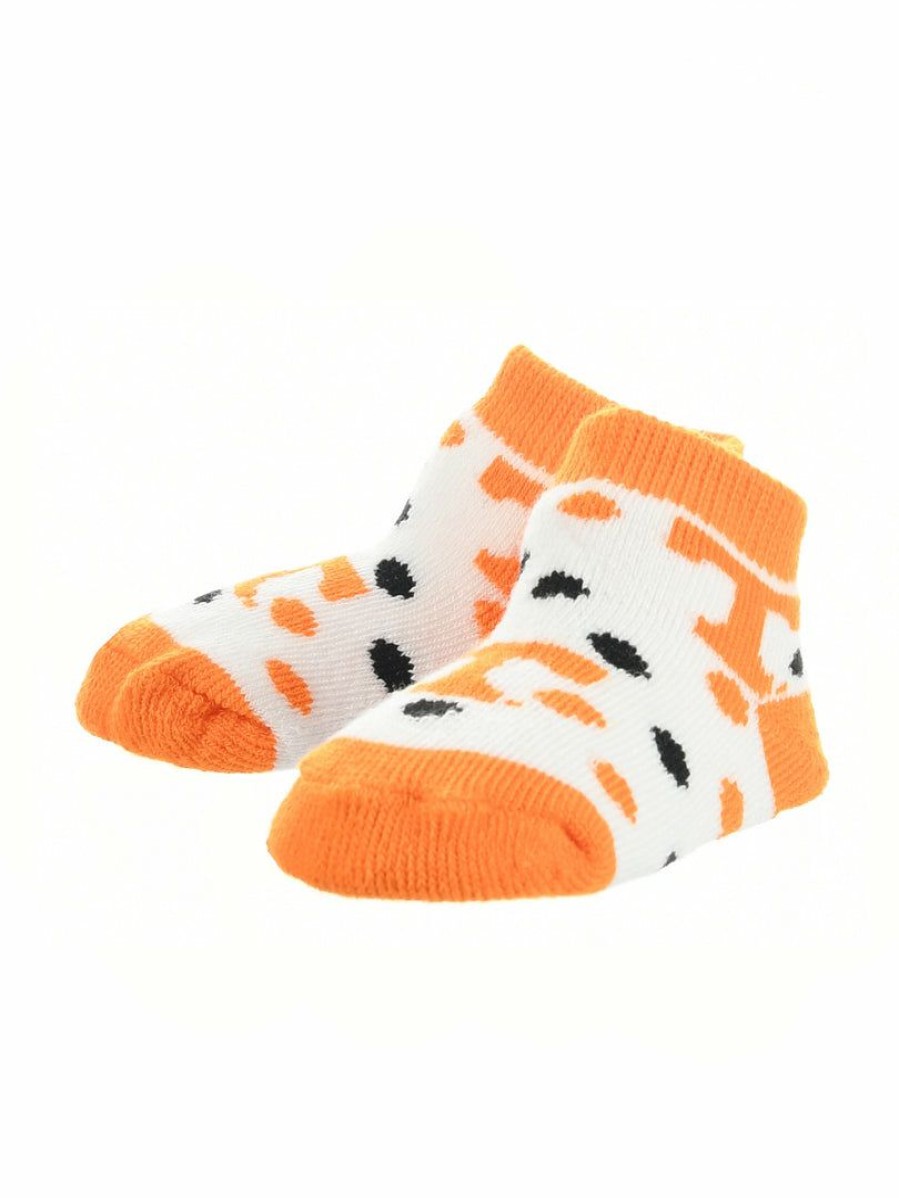 Ncaa Socks * | Wholesale Tck Tennessee Volunteers Toddler Socks Low Cut Little Fan All Schools Orange/Black/White