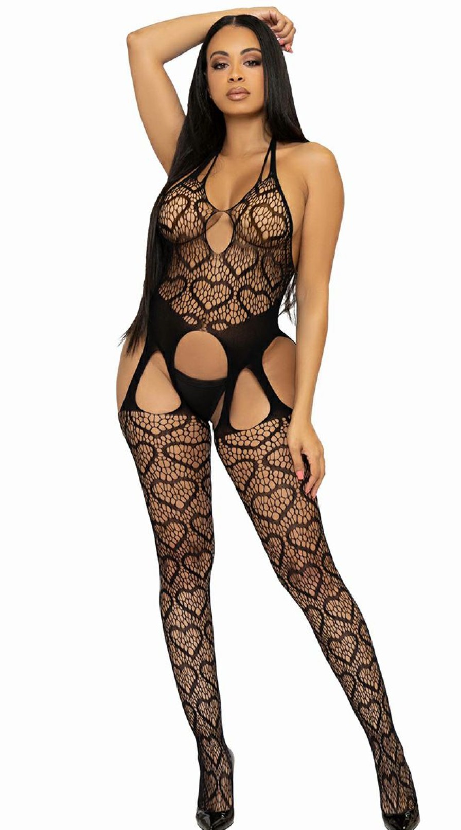 Lingerie * | Leg Avenue All My Love Bodystocking