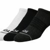 Ncaa Socks * | New Tck Running Socks Low Cut No Show Ankle Socks For Men And Women 3-Pack Athletic Socks For Running, Walking- Made From Recycled Materials Black/White/Graphite-3 Pair