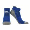 Ncaa Socks * | Hot Sale Tck All Schools Kentucky Wildcats Low Cut Ankle Socks With Tab Blue/White