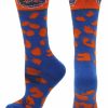 Ncaa Socks * | Flash Sale Tck All Schools Florida Gators Socks Womens Savage Crew Socks Blue/Orange