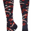 Ncaa Socks * | Buy Madsportsstuff Shooting Star Over The Calf Athletic Socks (Multiple Colors)