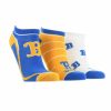 Ncaa Socks * | Deals Tck Ucla Bruins No Show Socks Full Field 3 Pack Blue/Gold/White