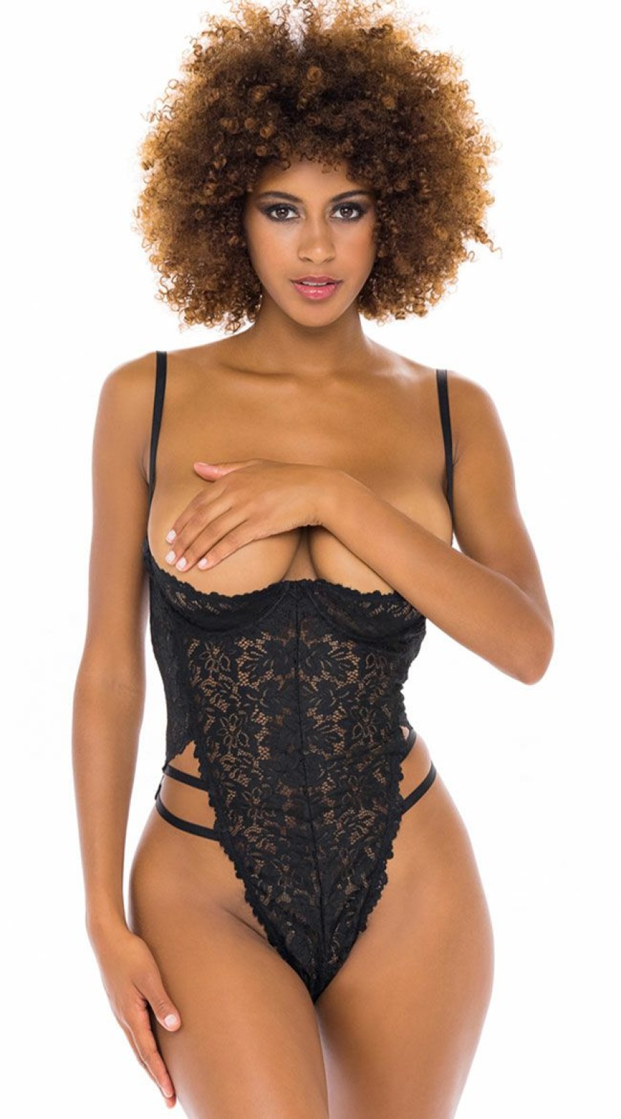 Lingerie * | Oh La La Cheri Open To More Teddy