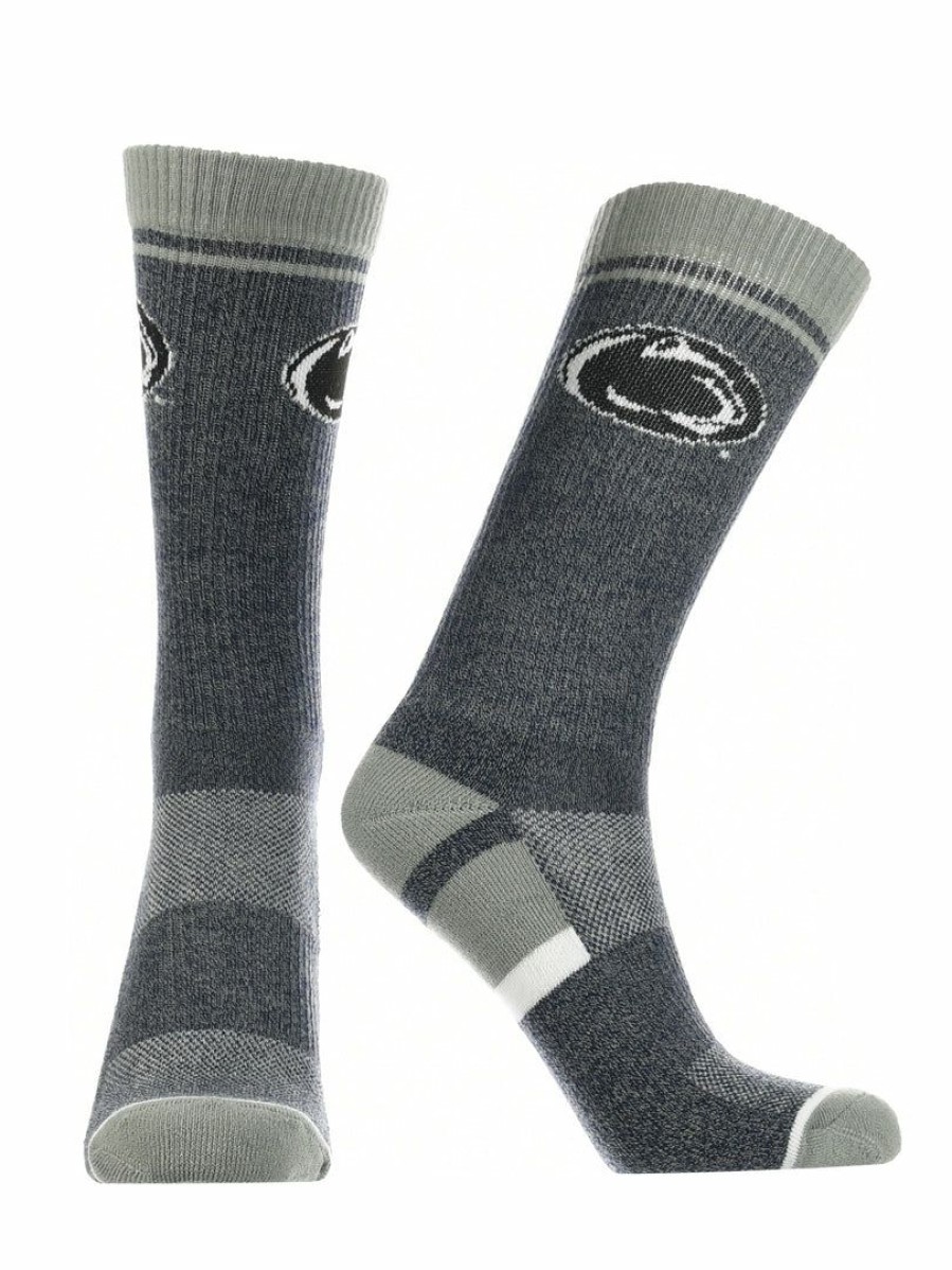 Ncaa Socks * | Best Sale Tck Penn State Nittany Lions Socks Victory Parade Crew Length All Schools Navy/Grey/White