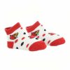 Ncaa Socks * | Promo Tck Louisville Cardinals Toddler Socks Low Cut Little Fan All Schools Red/Black/White