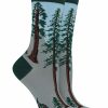 Ncaa Socks * | Promo Whd Conifer Tree Socks For Women Gift For Tree Lovers Gray