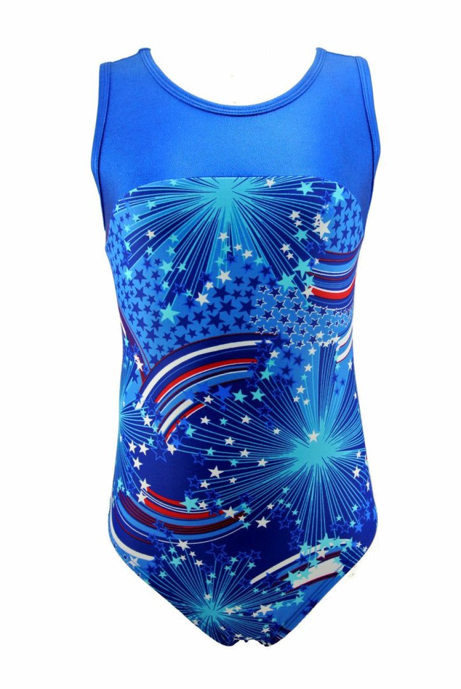 By Sport * | New Madsportsstuff Leotards Girls Gymnastics Leotard Kids, Youth And Teen Sizes (Multiple Prints Available)