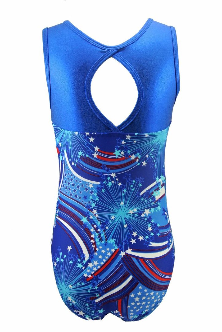 By Sport * | New Madsportsstuff Leotards Girls Gymnastics Leotard Kids, Youth And Teen Sizes (Multiple Prints Available)