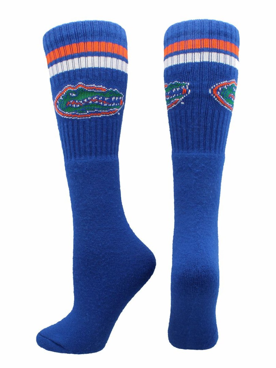 Ncaa Socks * | Cheap Tck All Schools University Of Florida Gators Socks Throwback Tube Royal/Orange/White