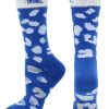 Ncaa Socks * | Best Deal Tck Kentucky Wildcats Socks Womens Savage Crew Socks All Schools Blue/White