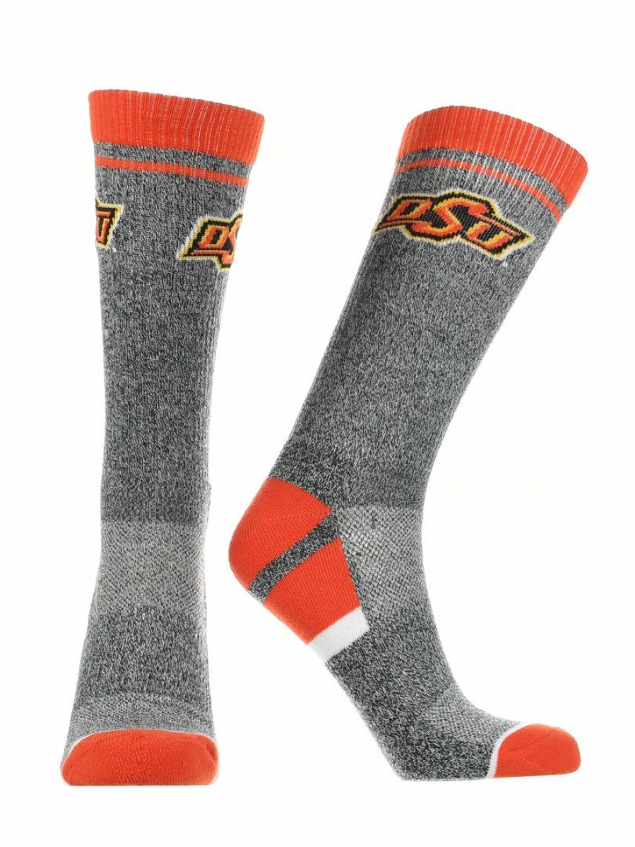 Ncaa Socks * | Cheapest Tck All Schools Oklahoma State Cowboys Socks Victory Parade Crew Length Orange/Black/White