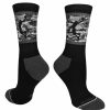 Ncaa Socks * | Budget Madsportsstuff Basketball Socks With Player On Camo Athletic Crew Socks (Multiple Colors)