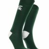 Ncaa Socks * | Brand New Tck Michigan State Spartans Dress Socks Dean'S List Crew Length Socks Green/White