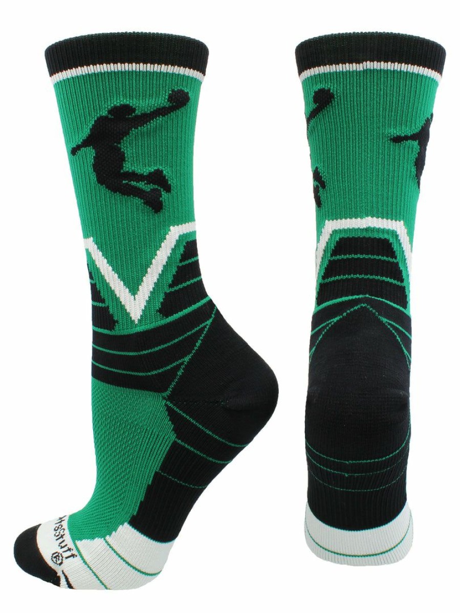 By Sport * | New Madsportsstuff Victory Basketball Socks With Player In Crew Length