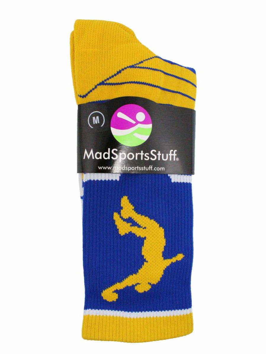 By Sport * | New Madsportsstuff Victory Basketball Socks With Player In Crew Length