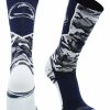 Ncaa Socks * | Best Deal Tck Sports Penn State Nittany Lions Socks Woodland Camo Crew Blue/White/Grey