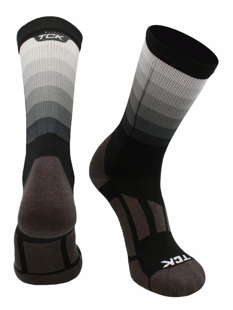 Ncaa Socks * | Brand New Tck Fade Sublimated Basketball Socks Crew Length Football Socks