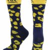 Ncaa Socks * | Top 10 Tck All Schools Cal Bears Socks Womens Savage Crew Socks Cal Berkeley Blue/Gold