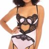 Lingerie * | Oh La La Cheri Eyelash Lust Garter Teddy