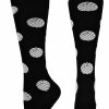 Ncaa Socks * | Outlet Madsportsstuff Volleyball Socks With Volleyball Print Over The Calf