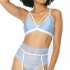 Lingerie * | Coquette Powder Blue All For You Bralette Set