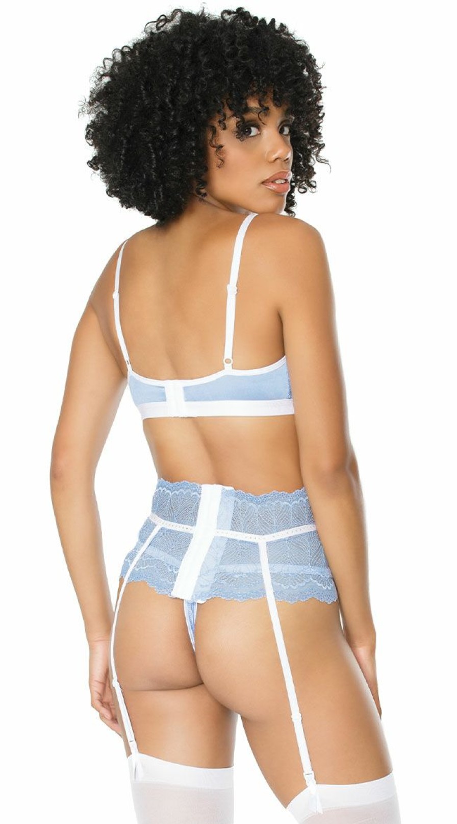 Lingerie * | Coquette Powder Blue All For You Bralette Set