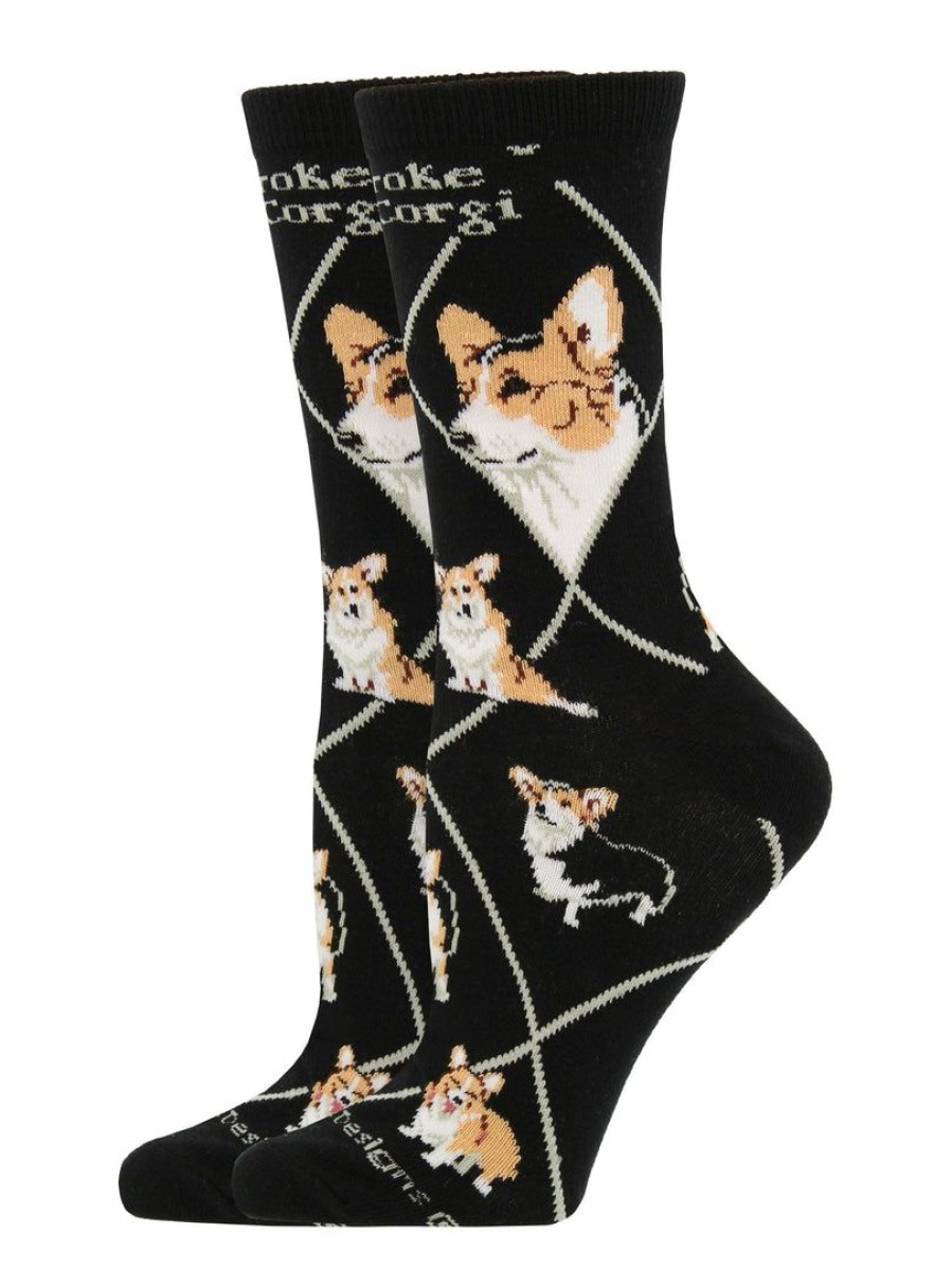 Ncaa Socks * | Best Reviews Of Whd Corgi Pembroke Socks For Women Gift For Dog Lovers