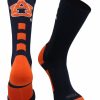 Ncaa Socks * | Cheapest Tck All Schools Auburn Tigers Socks Baseline Crew Navy/Orange