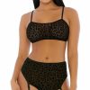 Lingerie * | Forplay Lustful Leopard High Waist Bra Set