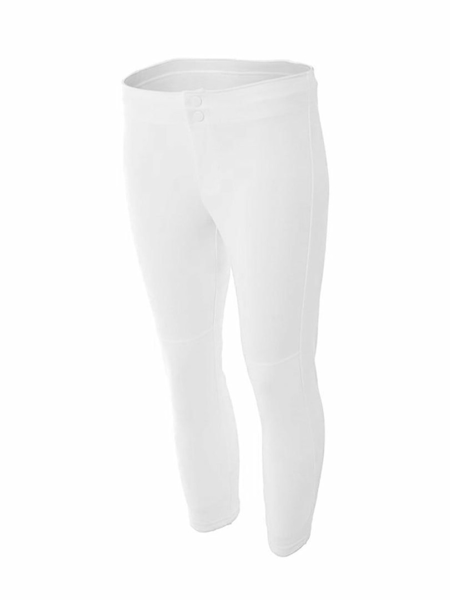 By Sport * | Best Deal Madsportsstuff Girls Softball Pants Capri Length Basic Line