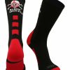 Ncaa Socks * | Best Reviews Of Tck All Schools Nebraska Cornhuskers Socks Blackshirts Crew Black/Scarlet/White