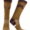 Ncaa Socks * | Discount Tck Minnesota Golden Gophers Socks Victory Parade Crew Length Maroon/Gold