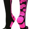 Ncaa Socks * | Best Sale Madsportsstuff Crazy Basketball Logo Crew Socks (Multiple Colors)