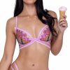 Lingerie * | Roma Strawberry Sherbet Bra Set