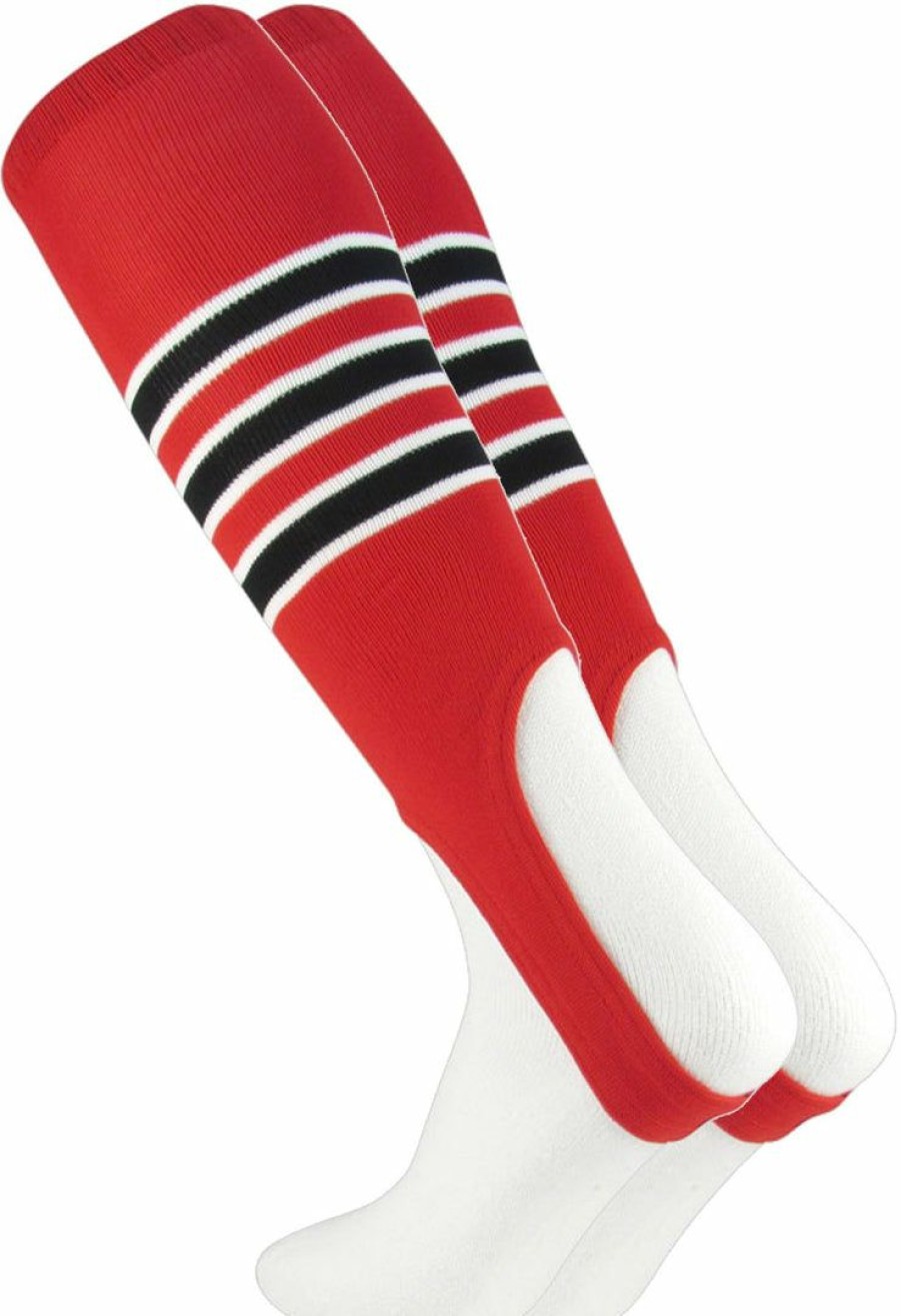 Ncaa Socks * | Flash Sale Tck Striped Baseball Stirrups 7 Inch Pattern D