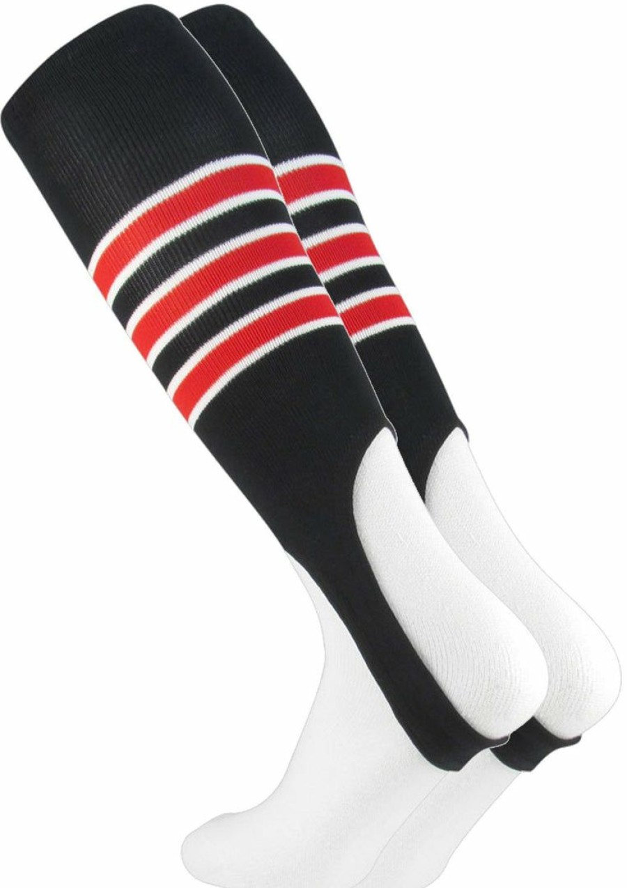 Ncaa Socks * | Flash Sale Tck Striped Baseball Stirrups 7 Inch Pattern D