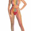 Lingerie * | Pink Lipstick Rain Or Shine Two Piece Bodystocking